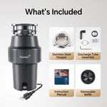 3/4 HP Garbage Disposal with Power Cord
