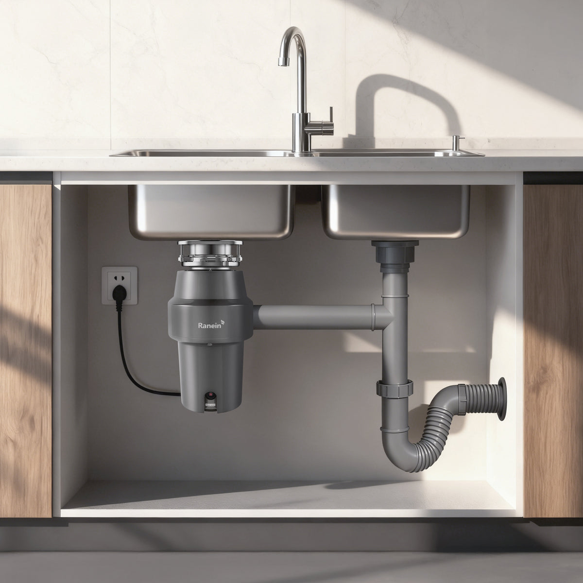 3/4 HP Garbage Disposal with Power Cord