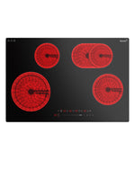 Electric Cooktop with 4 Burners, 30 inch 7900W 240V Ceramic Panel