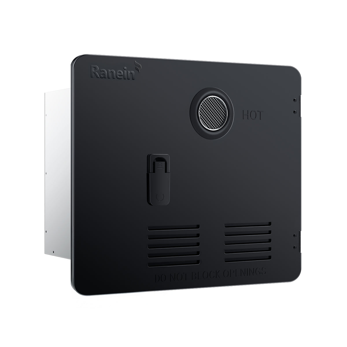 15 x 18 Inches RV Water Heater White/Black Door