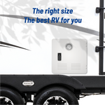 15 x 15 Inches RV Water Heater White/Black Door