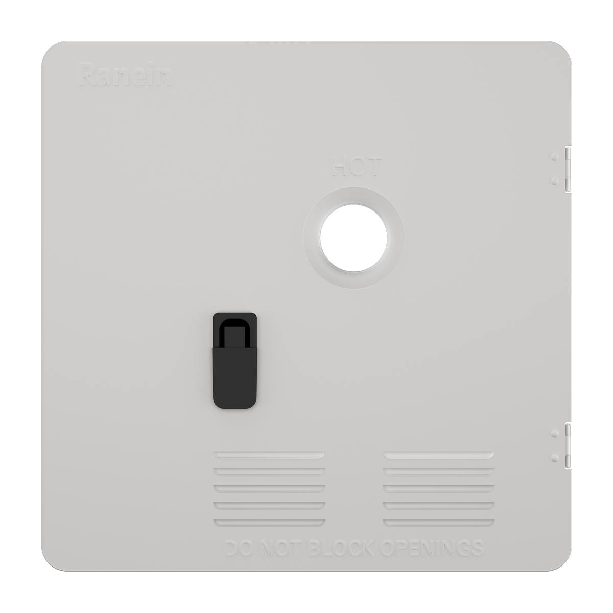 18 x 18 Inches RV Water Heater White/Black Door