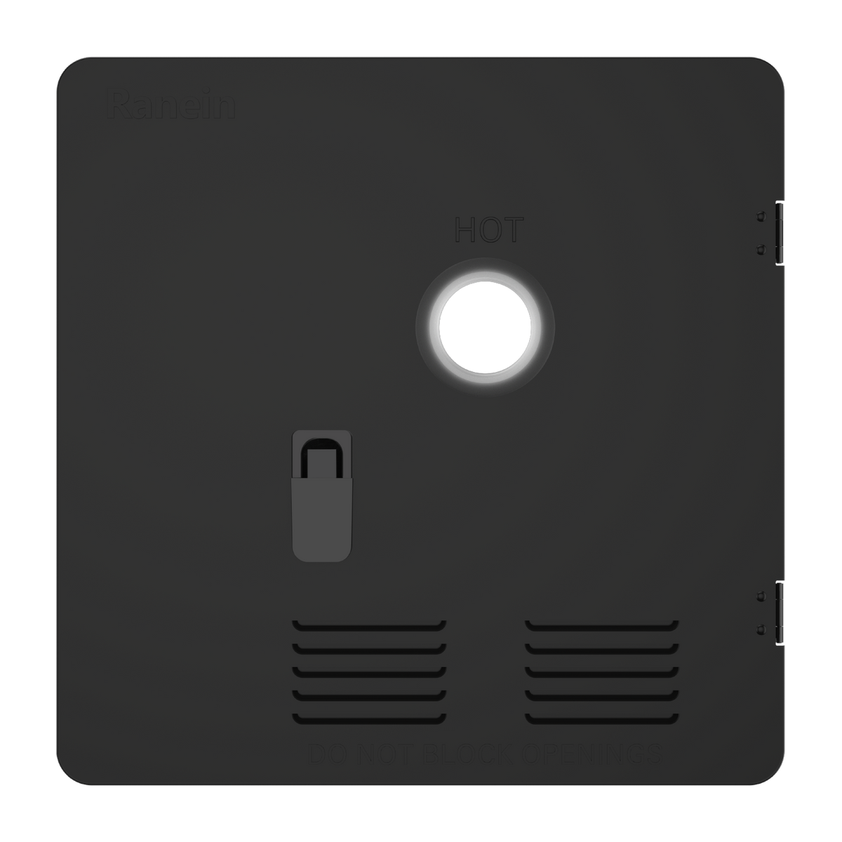 18 x 18 Inches RV Water Heater White/Black Door
