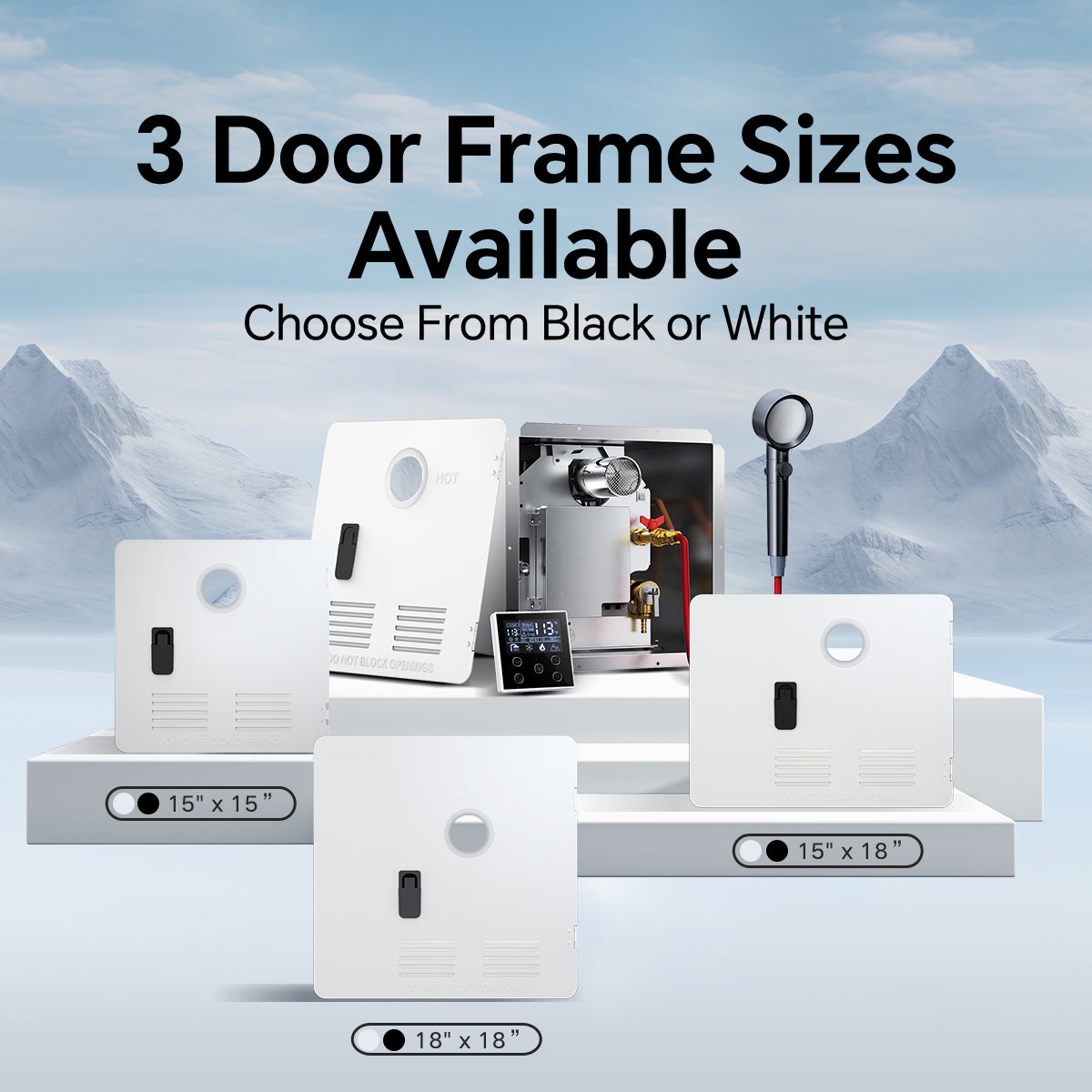 65,000 BTU RV Tankless Water Heater 9,800ft High