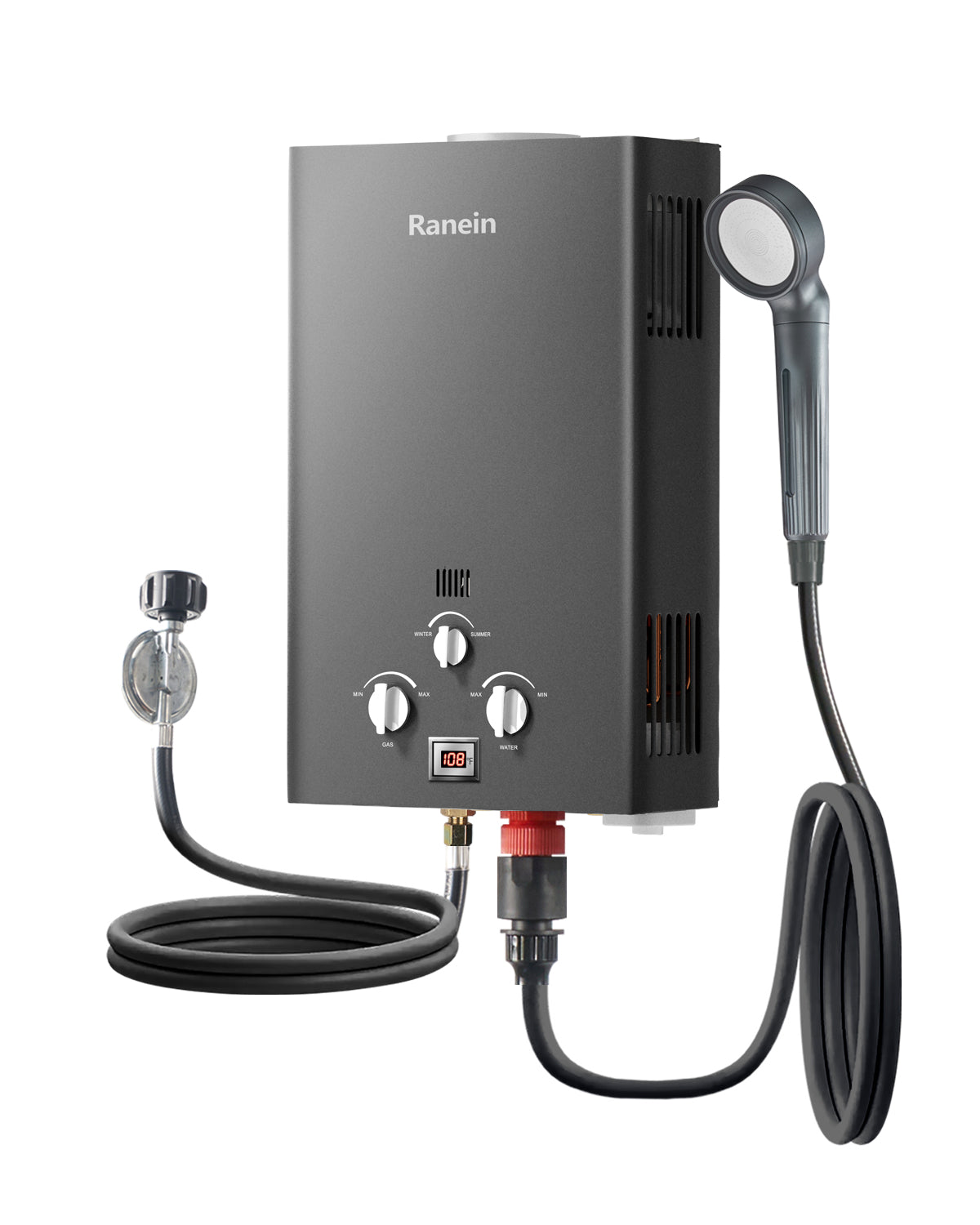 8L/12L/18L Tankless Water Heater Propane Gas 2.11 GPM 48,000 BTU