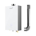 116000 BTU Natural Gas Tankless Water Heater Propane Glass Panel Up to 4.76 GPMIndoor