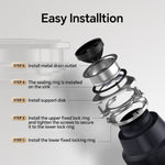 Upgraded 1/2 HP Garbage Disposal with Power Cord