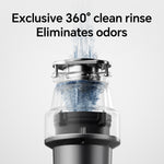 Upgraded 1/2 HP Garbage Disposal with Power Cord