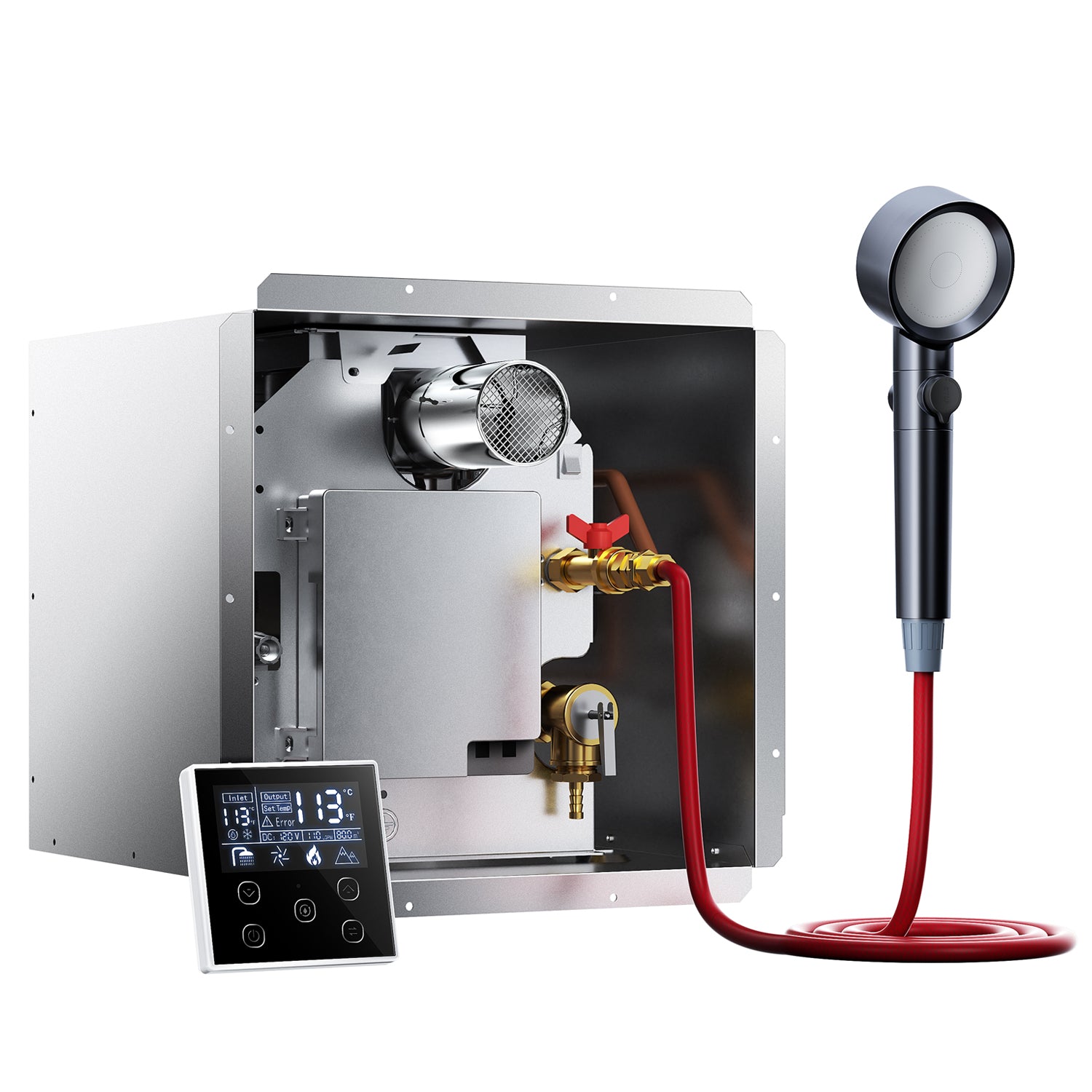 Tankless Water Heater 65K BTU RV High Altitude Ready With Smart