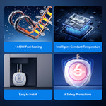 Electric Mini Tank Water Heater, 2.5/4/8 Gallons