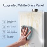 116000 BTU Natural Gas Tankless Water Heater Propane Glass Panel Up to 4.76 GPMIndoor