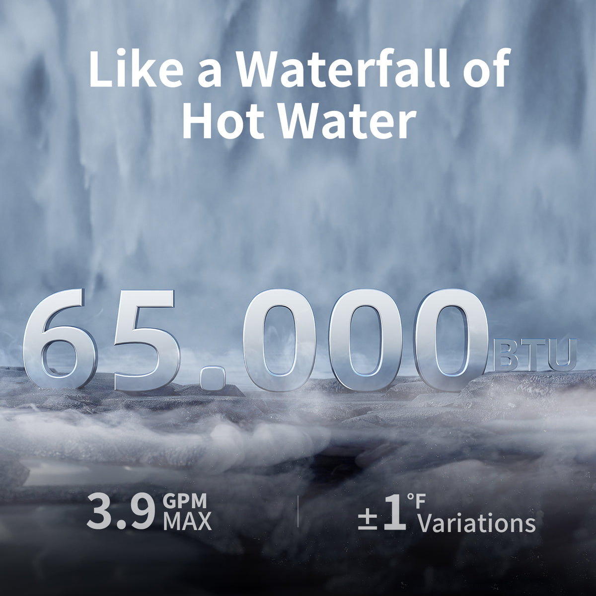 65,000 BTU RV Tankless Water Heater 9,800ft High