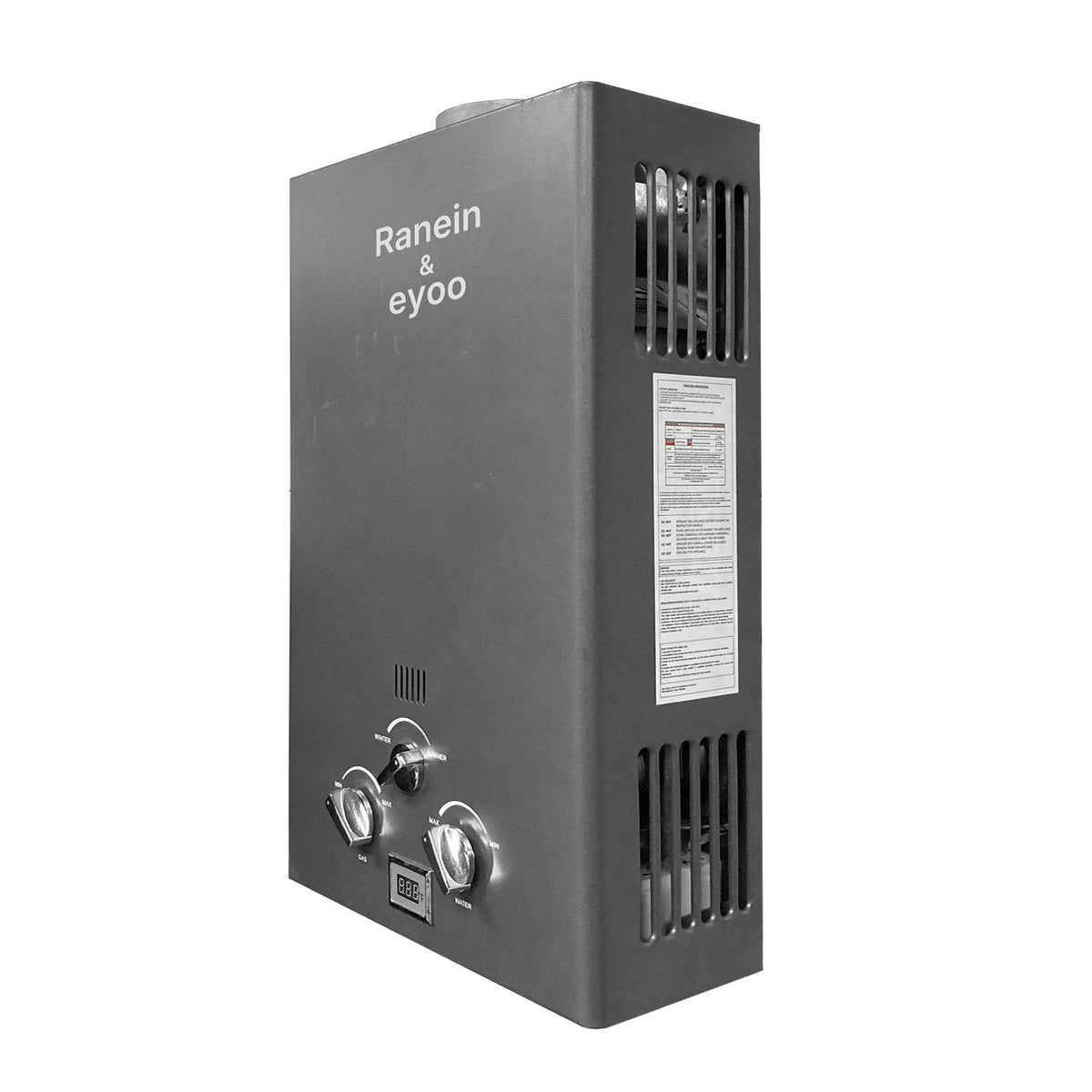 Ranein&eyoo Portable Tankless Water Heater 12L Outdoor
