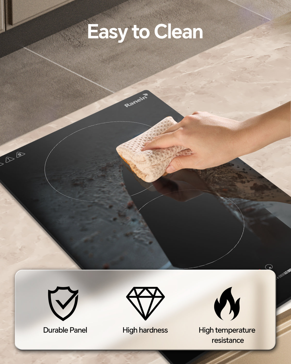 Electric Cooktop 12 inch/ 30 inch 240V Ceramic Panel