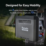 Water Heater for Camping Propane with 4000mAh