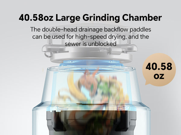 3/4 HP Garbage Disposal with Power Cord