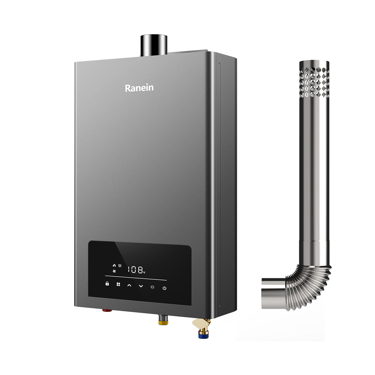 Natural Gas Tankless Water Heater Propane Gas Max 3.6 GPM 80,000 BTU