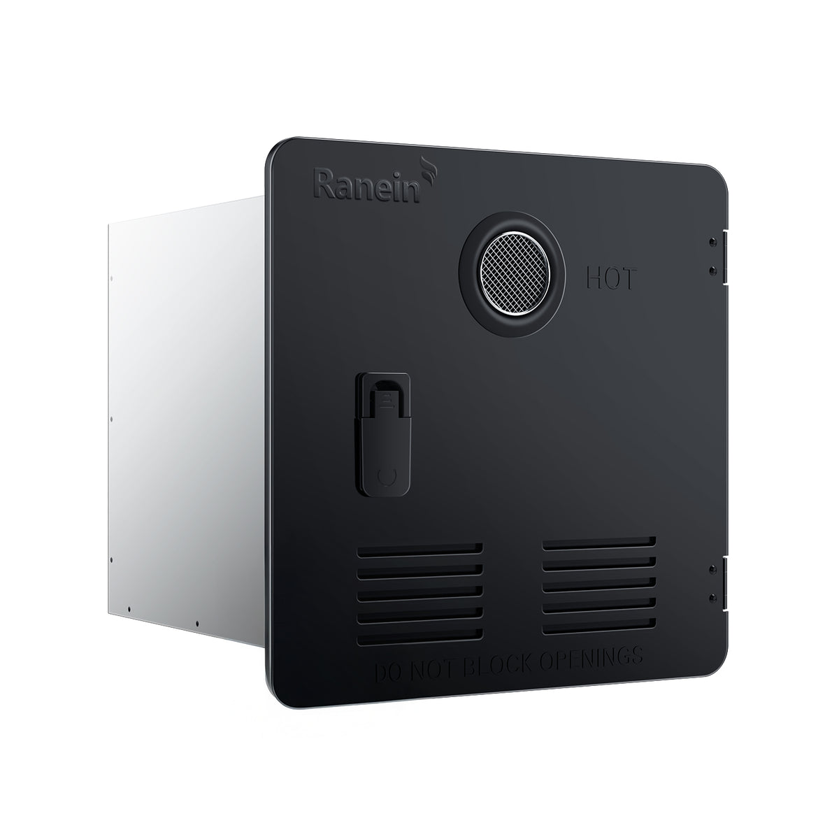 15 x 15 Inches RV Water Heater White/Black Door