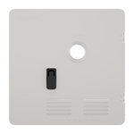 18 x 18 Inches RV Water Heater White/Black Door