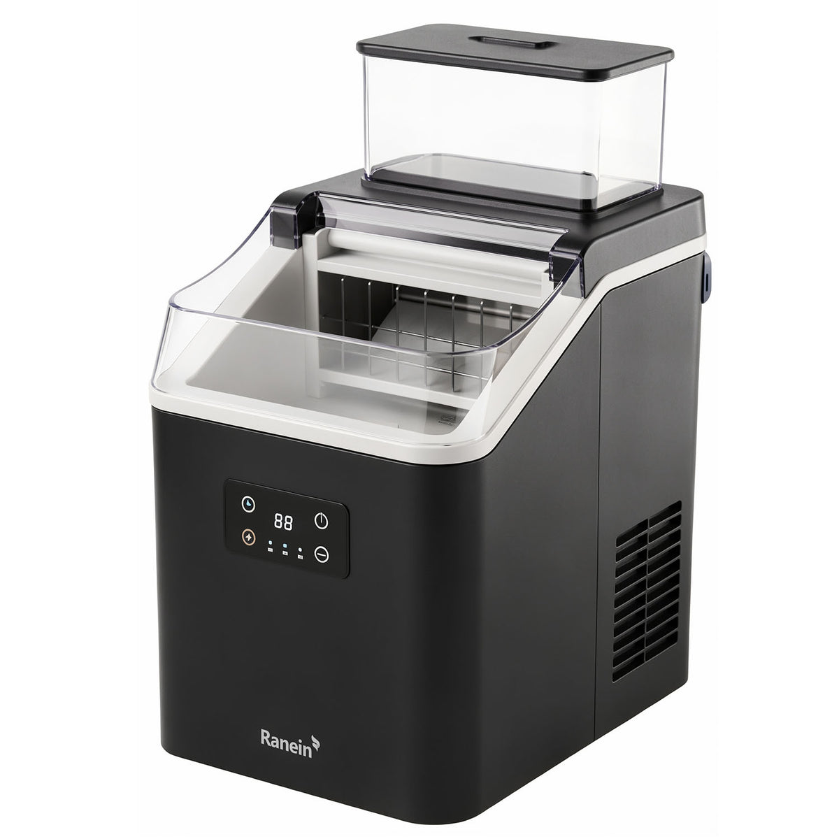 Ranein Countertop Ice Maker, Fast Ice, 2.2lbs Storage, Smart Control