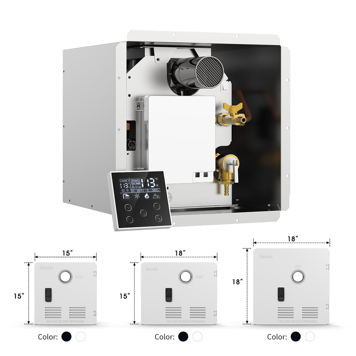 65,000 BTU Tankless RV Water Heater with Zero Cold Water Start