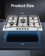 Gas Cooktop12Inch/24/Inch34Inch Stove Top Compatible