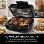 Ranein ROAFG-12E 12-in-1 Indoor Grill Air Fryer, Smokable, LED Touch, Visible Window