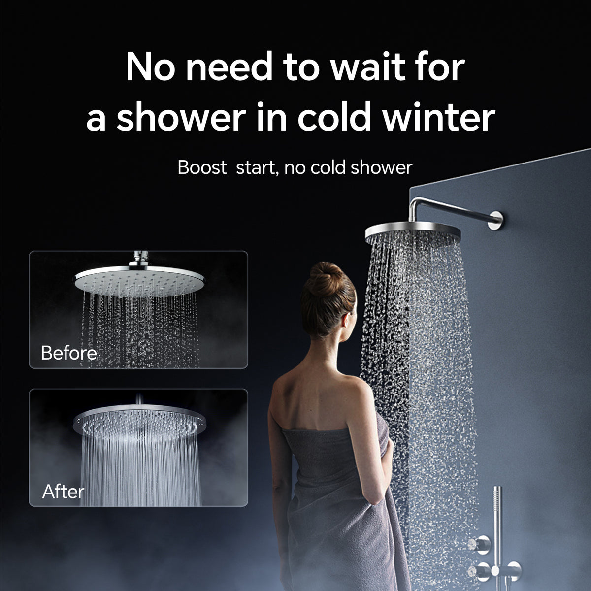 Propane Nature Gas Tankless Water Heater Up to 10.6 GPM 191100 BTUIndoor