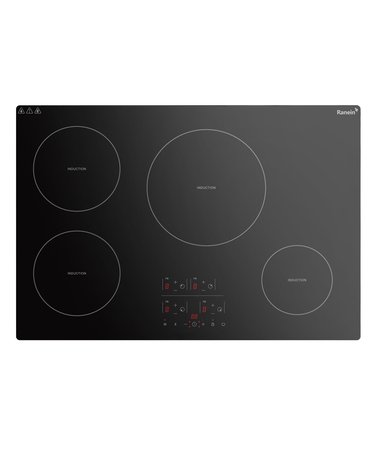 Induction Cooktop with 4 Burners, 30 inch 7800W 240V