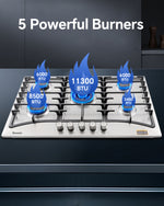 Gas Cooktop12Inch/24/Inch34Inch Stove Top Compatible