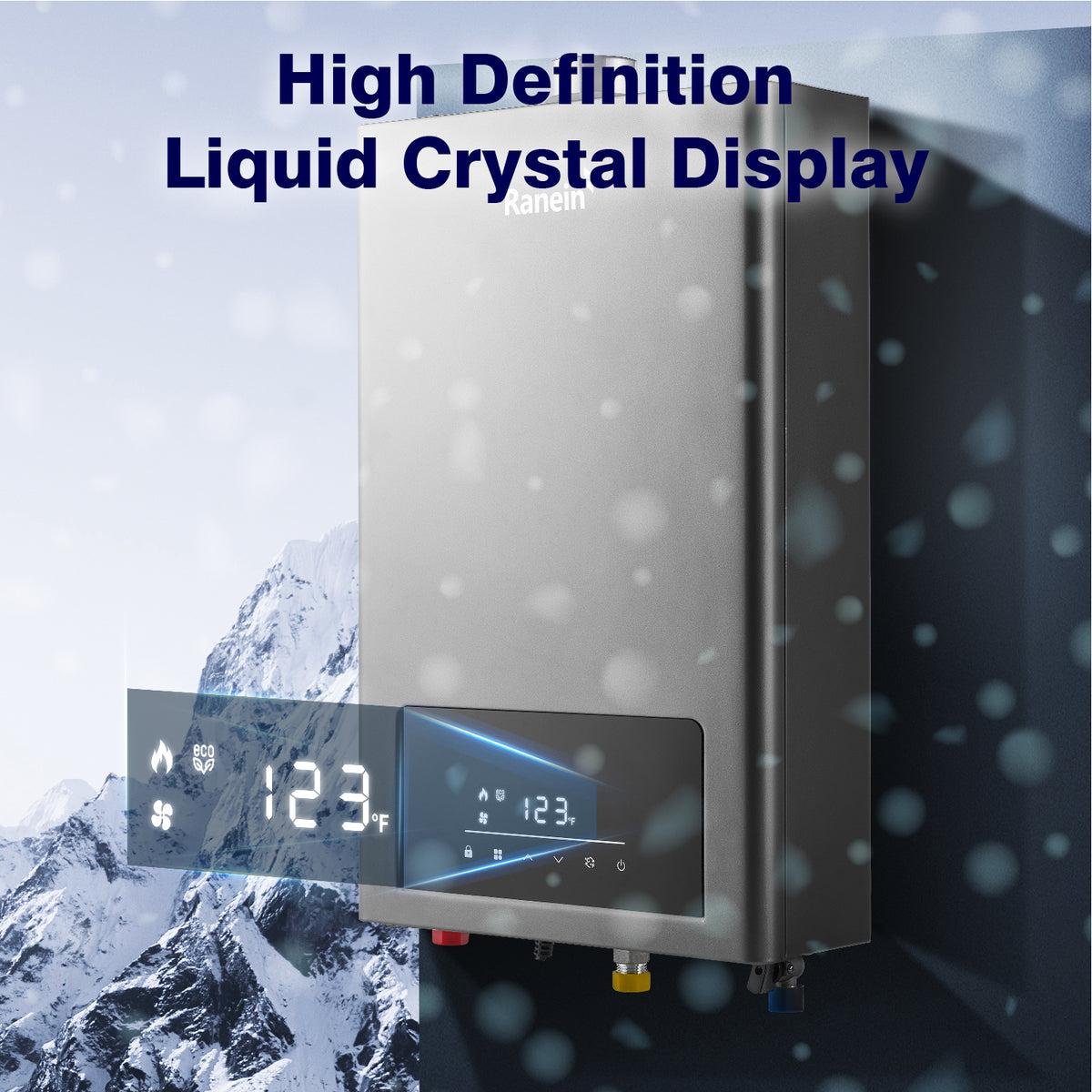 Gas Tankless Water Heater Max 3.6GPM 80,000BTU