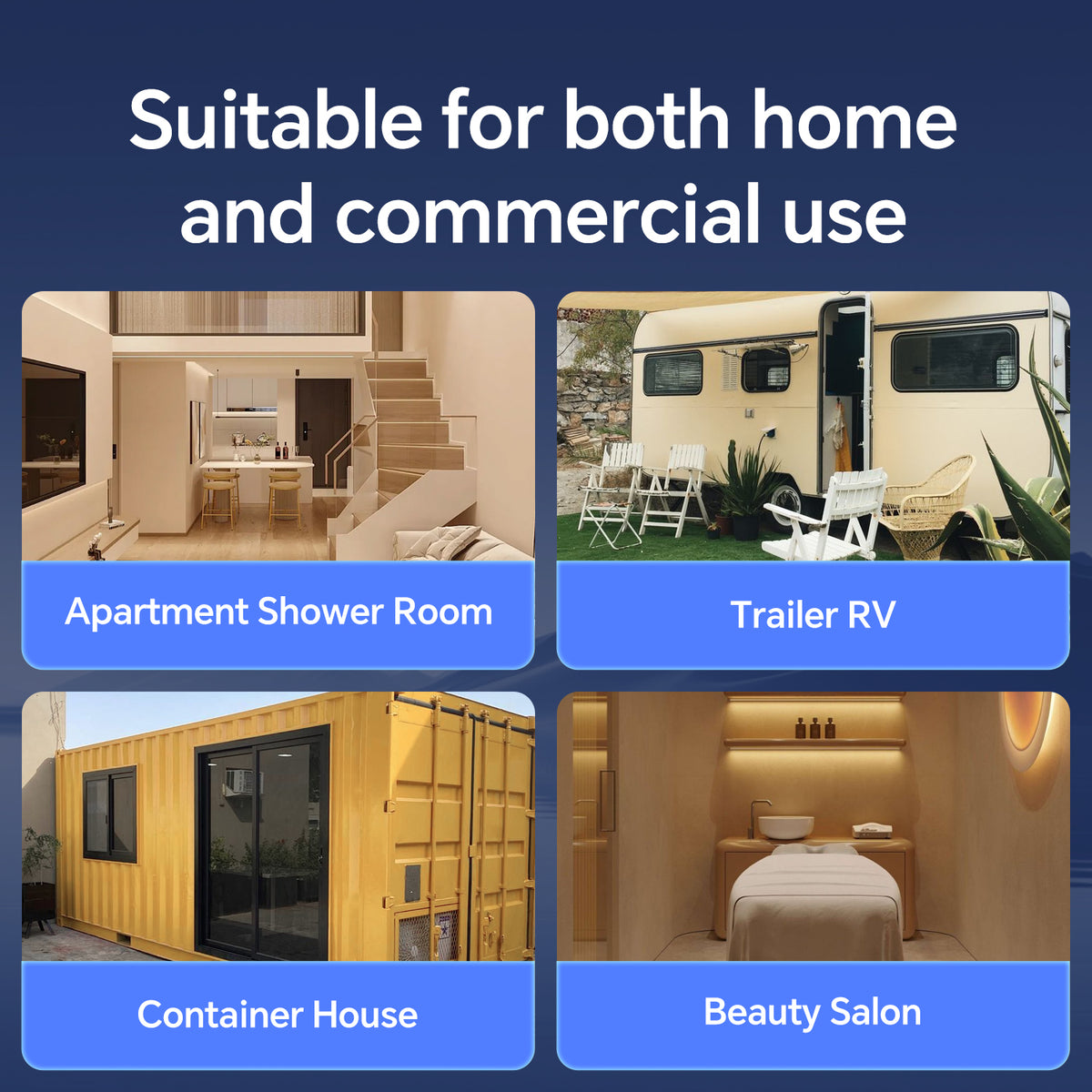 8kW 13kW Tankless Electric Water Heater 240V