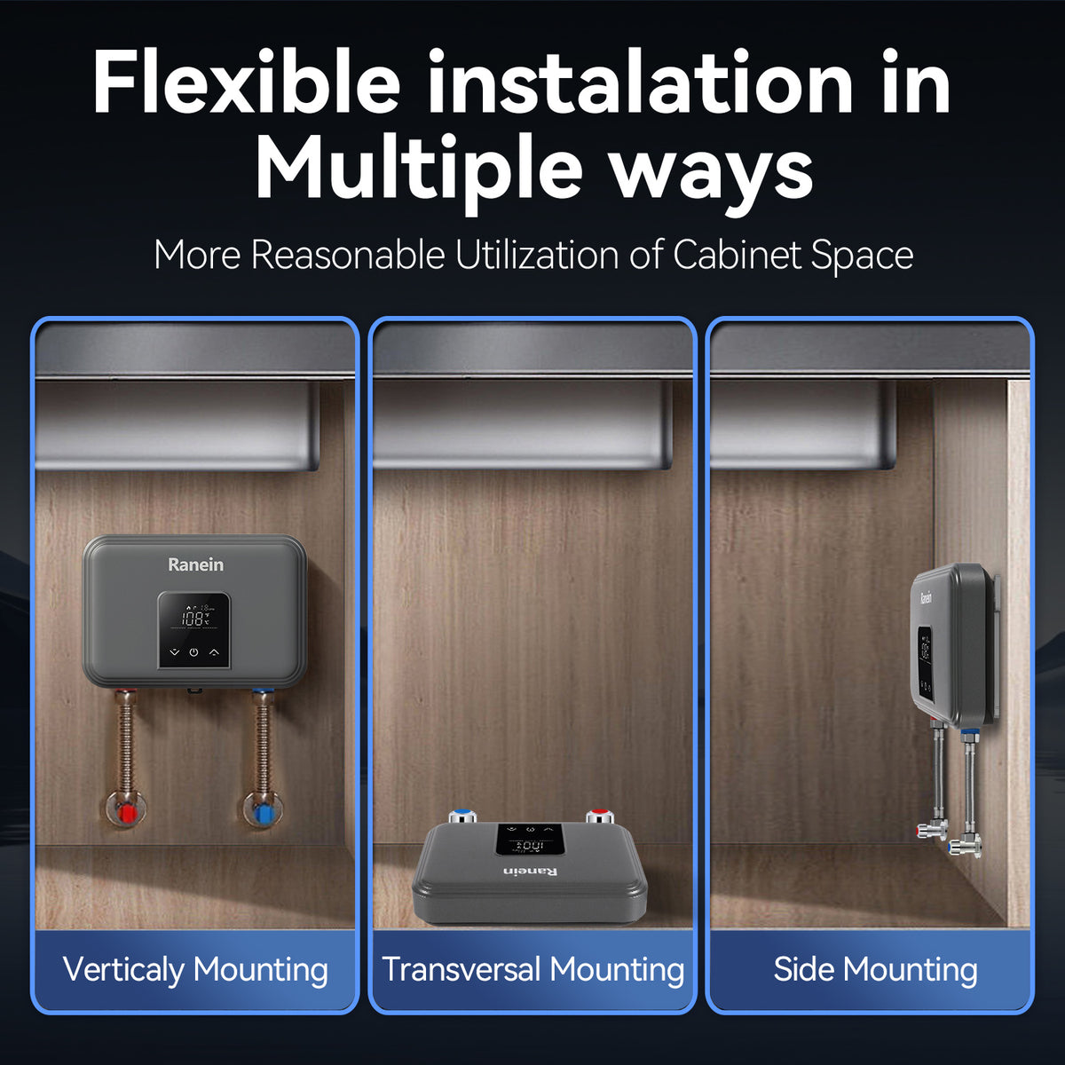 8kW 240V/4.5 kW 110v Electric Tankless Water Heater Ultra - Instant
