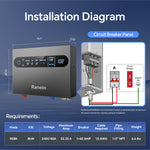 8kW 13kW Tankless Electric Water Heater 240V
