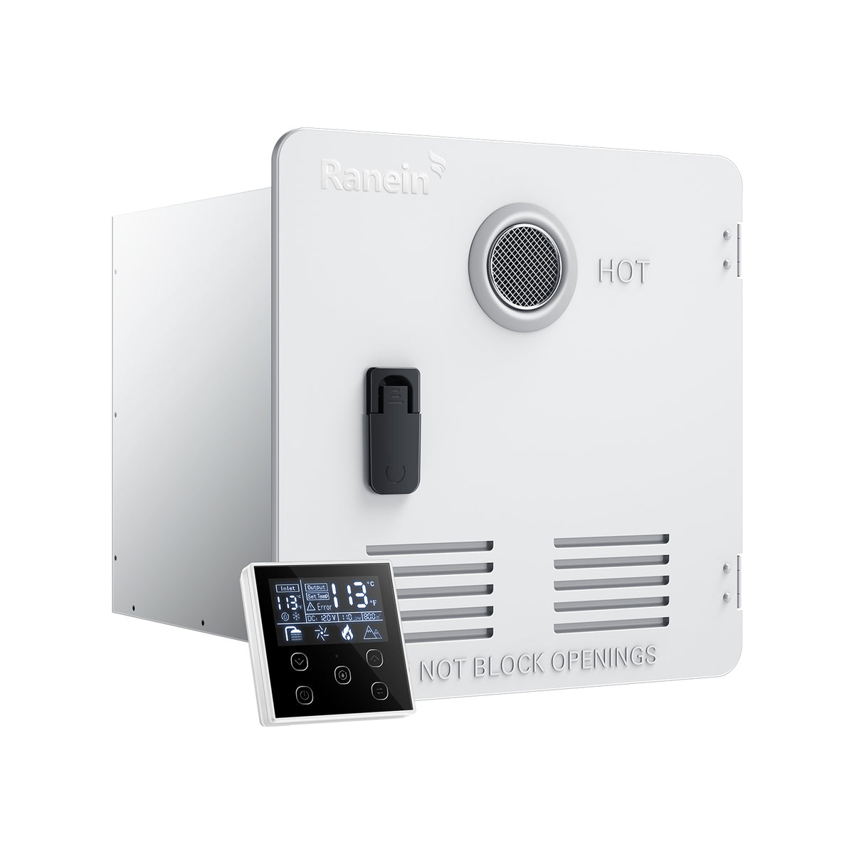 RV Tankless Water Heater with 15×15 Door 12V Powered