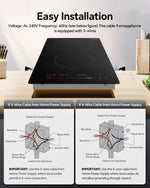 Electric Cooktop 12 inch/ 30 inch 240V Ceramic Panel