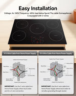 Induction Cooktop 12 inch/30 inch 120V/240V