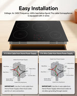 Induction Cooktop 12 inch/30 inch 120V/240V
