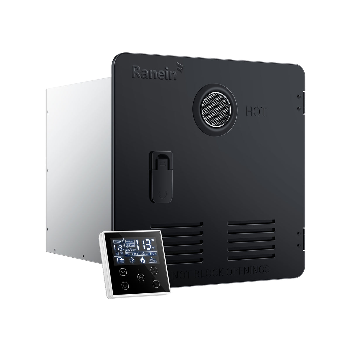 RV Tankless Water Heater with 15×15 Door 12V Powered