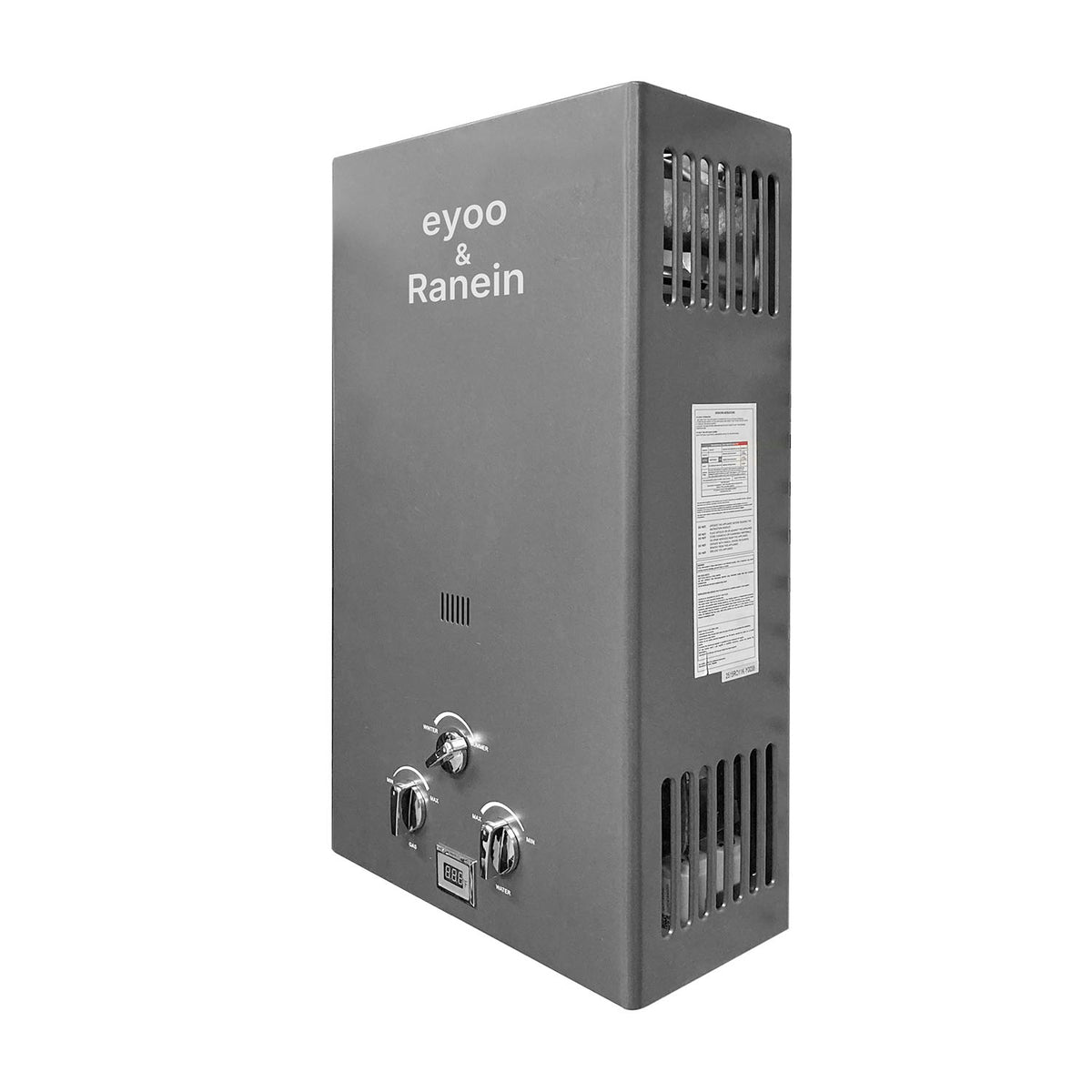eyoo&Ranein Portable Water Heater Tankless 8L Outdoor