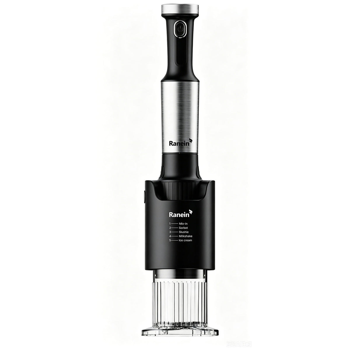Ranein Premium 5-in-1 Frozen Dessert Maker (5 Preset Modes) Homemade Machine for Ice Cream, Sorbet, Slushie, Milkshakes, 1000ml Capacity - Quick & Healthy Treats